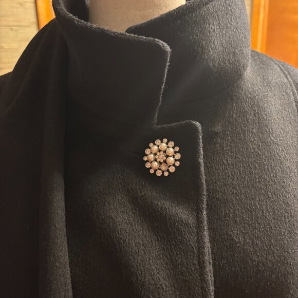 Vintage John Weitz Made in Poland 100% Wool Swing Coat - Picture 2 of 10